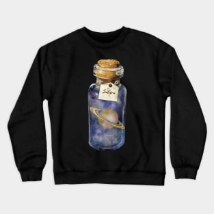 Saturn in a Bottle Crewneck Sweatshirt